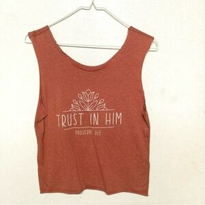 Trust In Him Crop Top